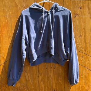 Hollister Cropped Zip-up